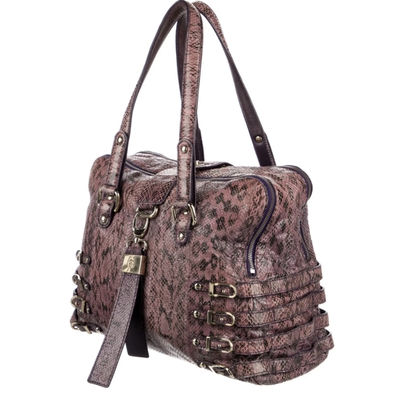 Authentic Jimmy Choo Python Shoulder Bag - Picture 3 of 14